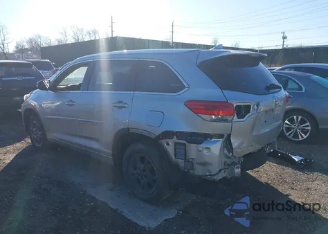 2018 Toyota Highlander Xle z USA, uszkodzony, nr VIN 5TDJZRFH2JS880970